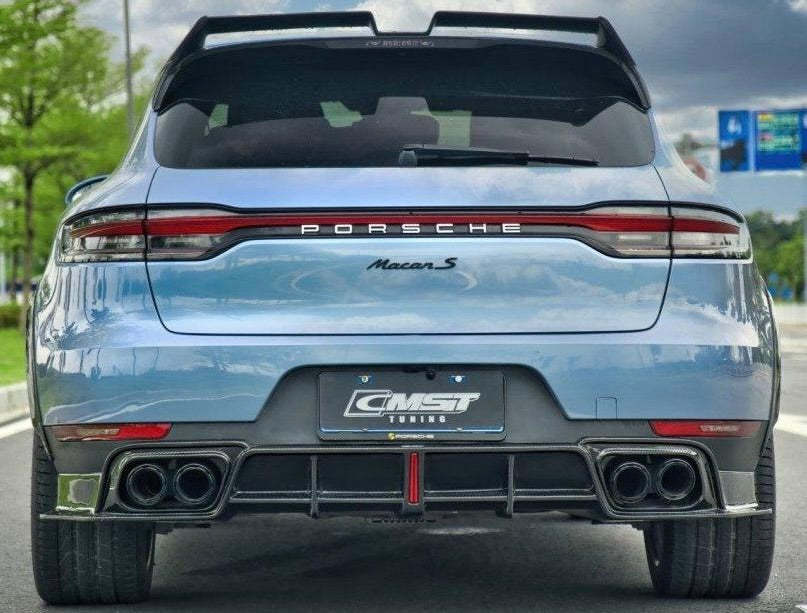 Macan Rear Diff CMST TUNING CARBON FIBER/FRP REAR DIFFUSER FOR PORSCHE MACAN 95B.1 95B ...