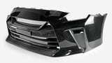 EPR TS STYLE CARBON FIBER FRONT BUMPER & FRONT LIP FOR NISSAN GTR R35 2008-ON