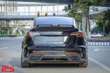 CMST TUNING CARBON FIBER REAR BUMPER VER.1 FOR TESLA MODEL Y