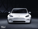 CMST TUNING TESLA MODEL 3 CARBON FIBER FRONT LIP VER.5