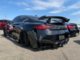 CMST TUNING CARBON FIBER REAR BUMPER & DIFFUSER FOR INFINITI Q60 TO PROJECT BLACK S CONCEPT 2017-2022