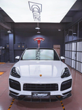 CMST TUNING CARBON FIBER & FRP FRONT LIP FOR PORSCHE CAYENNE 9Y0 9Y0.1 9Y3.1 BASE/S/TURBO S