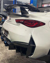 CMST TUNING CARBON FIBER REAR BUMPER & DIFFUSER FOR INFINITI Q60 TO PROJECT BLACK S CONCEPT 2017-2022