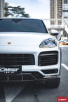 CMST TUNING CARBON FIBER & FRP FRONT LIP FOR PORSCHE CAYENNE 9Y0 9Y0.1 9Y3.1 BASE/S/TURBO S