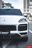 CMST TUNING CARBON FIBER & FRP FRONT LIP FOR PORSCHE CAYENNE 9Y0 9Y0.1 9Y3.1 BASE/S/TURBO S