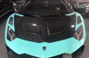 AERO REPUBLIC CARBON FIBER HOOD BONNET TEN STYLE LAMBORGHINI AVENTADOR LP700 PRE-PREG CARBON FIBER HOOD BONNET TEN STYLE