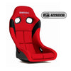 BRIDE ZIEG IV WIDE BUCKET SEAT - RED CARBON BLACK SHELL / SILVER FRP SHELL