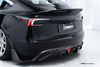 CMST TUNING CARBON FIBER REAR DIFFUSER & CANARDS FOR TESLA MODEL 3 HIGHLAND/P 2024-ON