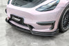 CMST TUNING CARBON FIBER FRONT LIP VER.4 FOR TESLA MODEL Y