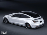 CMST TUNING TESLA MODEL 3 CARBON FIBER REAR SPOILER WING VER.5