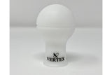 VERTEX MONOCHROME SHIFT KNOB WHITE WITH BLACK LOGO