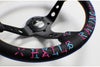 VERTEX SPEED STEERING WHEEL BLUE & PINK