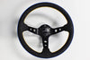 VERTEX KING" 30MM STEERING WHEEL BLACK