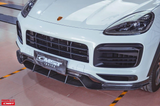 CMST TUNING CARBON FIBER & FRP FRONT LIP FOR PORSCHE CAYENNE 9Y0 9Y0.1 9Y3.1 BASE/S/TURBO S