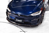 CMST TUNING CARBON FIBER FRONT UPPER VALENCES FOR TESLA MODEL X 2022-ON