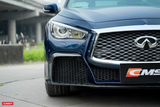 CMST TUNING CARBON FIBER FRONT BUMPER & FRONT LIP FOR INFINITI Q50 TO PROJECT BLACK S CONCEPT 2014-2022