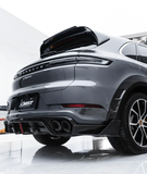 CMST TUNING CARBON FIBER & FRP REAR DIFFUSER & CANARDS FOR PORSCHE CAYENNE 9Y0 9Y3 E-HYBRID