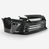 EPR TS STYLE CARBON FIBER FRONT BUMPER & FRONT LIP FOR NISSAN GTR R35 2008-ON