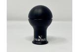 VERTEX MONOCHROME SHIFT KNOB BLACK WITH WHITE LOGO