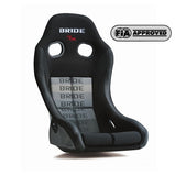 BRIDE ZIEG IV WIDE BUCKET SEAT - GRADATION CARBON BLACK SHELL / SILVER FRP SHELL