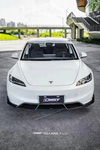 CMST TUNING CARBON FIBER FRONT LIP SPLITTER VER.1 FOR TESLA MODEL 3 HIGHLAND 2024-ON