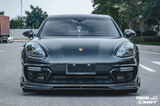 CMST TUNING CARBON FIBER & FRP FRONT LIP FOR PORSCHE PANAMERA 971 971.2 RWD/BASE/4/4S