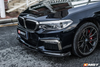 CMST TUNING CARBON FIBER FRONT BUMPER UPPER VALENCES FOR BMW 5 SERIES G30 / G31 2017-2020 PRE-FACELIFT