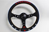 VERTEX 7 STAR STEERING WHEEL (RED / BLUE)