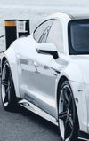 CMST TUNING CARBON FIBER & FRP SIDE SKIRTS FOR PORSCHE TAYCAN 9J1/4S/GTS/TURBO S & AUDI E-TRON GT