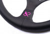 VERTEX FUNKY QUEEN FLAT STEERING WHEEL (PINK)