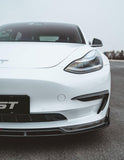 CMST TUNING TESLA MODEL 3 CARBON FIBER FRONT LIP VER.2