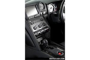 R-VERTEX 2010-UP NISSAN R35 GTR 11PC INTERIOR CARBON DASH TRIM KIT