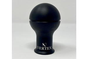 VERTEX MONOCHROME SHIFT KNOB LIMITED EDITION BLACK WITH SILVER LOGO