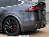 CMST TUNING CARBON FIBER DRY REAR TRUNK CHROME DELETE FOR TESLA MODEL X 2016-2021