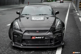 CMST TUNING NISSAN GTR GT-R R35 2008-2016 CARBON FIBER TEMPERED GLASS TRANSPARENT HOOD WINDOW SEE THROUGH