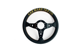 VERTEX X NEVER CONTENT COLLABORATION STEERING WHEEL (DEEP DISH - GOLD)