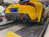 AERO REPUBLIC CARBON FIBER REAR DIFFUSER OEM REPLACEMENT FOR TOYOTA SUPRA A90 GR