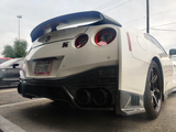 CMST TUNING NISMO STYLE POLYPROPYLENE REAR BUMPER & CARBON FIBER REAR DIFFUSER FOR NISSAN GTR GT-R R35 2008-ON