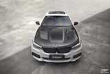 CMST TUNING VENTED CARBON FIBER HOOD BONNET VER.1 FOR BMW M5 F90 G30 540i M550i