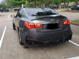 CMST TUNING CARBON FIBER REAR BUMPER & DIFFUSER FOR INFINITI Q50 TO PROJECT BLACK S CONCEPT 2014-2022