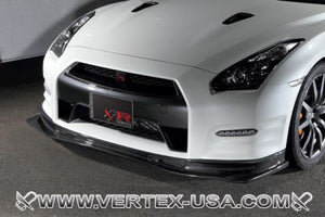 R-VERTEX 2010-UP NISSAN R35 GTR FRONT LIP DIFFUSER