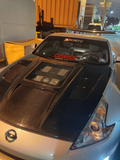 CMST TUNING HOOD WITH TEMPERED GLASS FOR NISSAN 370Z Z34 FAIRLADY Z