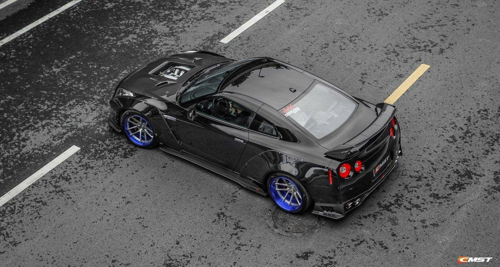 CMST TUNING CARBON FIBER REAR SPOILER FOR NISSAN GTR GT-R R35 2008-201 ...
