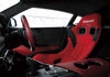 BRIDE ZETAIV BUCKET SEAT - RED CARBON SHELL / FRP SILVER SHELL