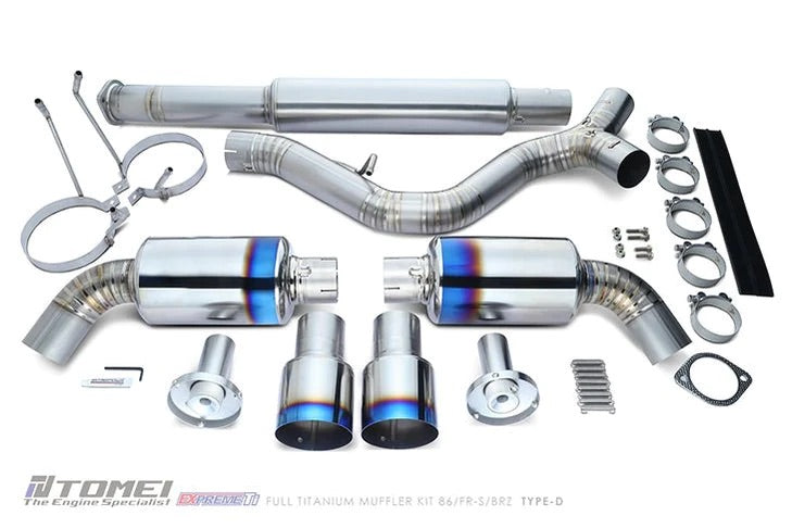 TOMEI EXPREME Ti TITANIUM TYPE-D CATBACK EXHAUST 2013-2023 BRZ