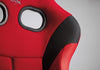 BRIDE ZETAIV BUCKET SEAT - RED CARBON SHELL / FRP SILVER SHELL