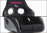 BRIDE ZETAIV VERIA BUCKET SEAT - BLACK / FRP SILVER SHELL