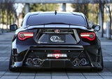 KUHL RACING 01R-GT FLOATING DIFFUSER FOR 2013-2020 SCION FR-S & TOYOTA 86