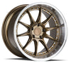 AODHAN DS07 19X9.5+22 / 5X114.3 BRONZE WITH MACHINED LIP