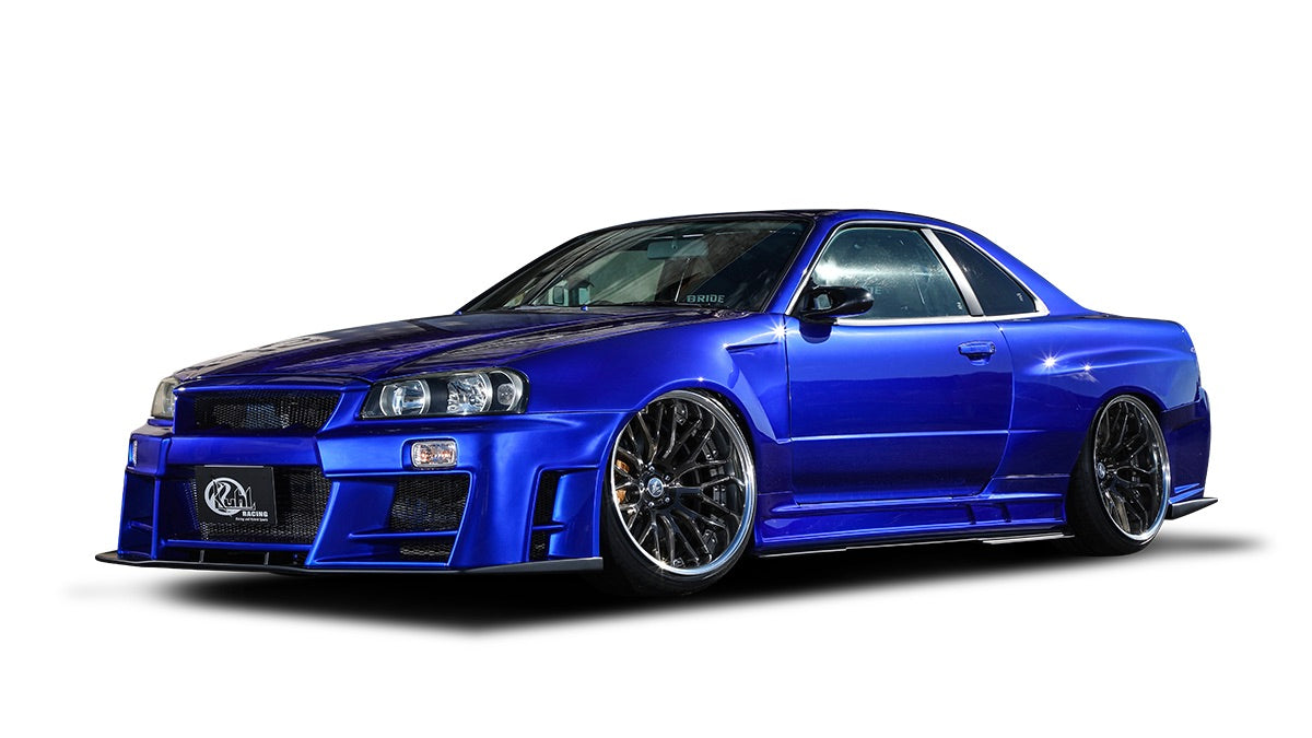 KUHL RACING R34 GTR 34R-GTW WIDE 7P AERO KIT (FRP) FOR NISSAN GT-R (R3 ...